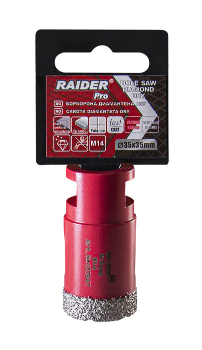 DIAMOND DRY F 35 MM M14 RAIDER PRO DRILL