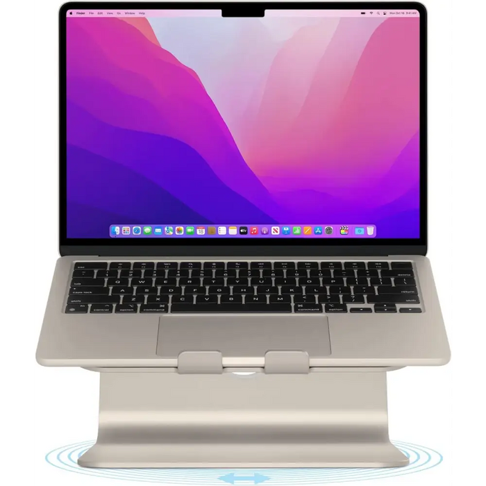 Rain Design mStand360 with Swivel Base Laptop Stand - Starlight - Охлаждащи поставки за лаптопи<<<Лаптопи таблети и