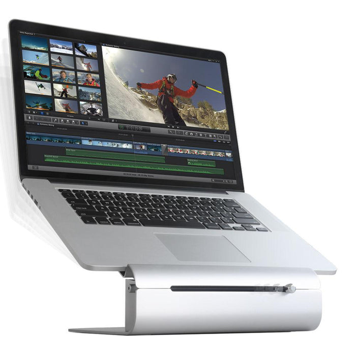 Rain Design iLevel 2 Height Adjustable Laptop Stand, Silver