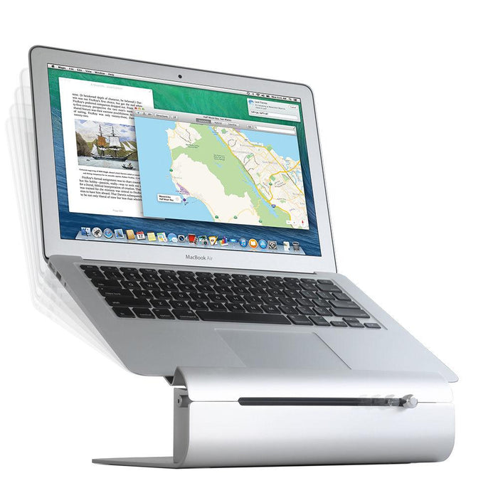 Rain Design iLevel 2 Height Adjustable Laptop Stand, Silver