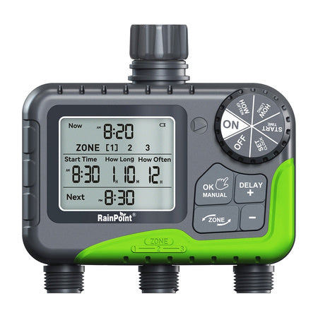 3-Zone Hose Timer RainPoint ITV305