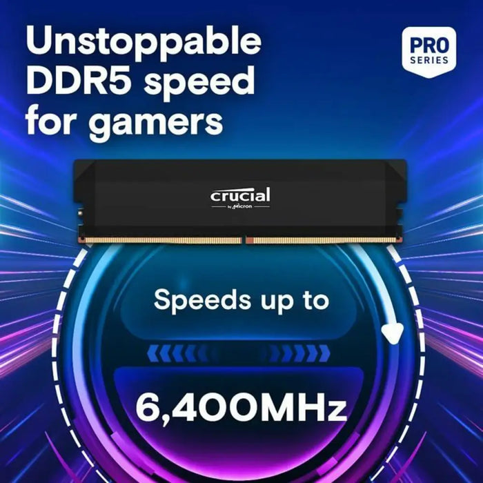 RAM Memory Crucial 32 GB DDR5 6400 MHz - Компютър Мрежи и компоненти<<<Компютри| Електроника<<<BigBuy&&&RAM