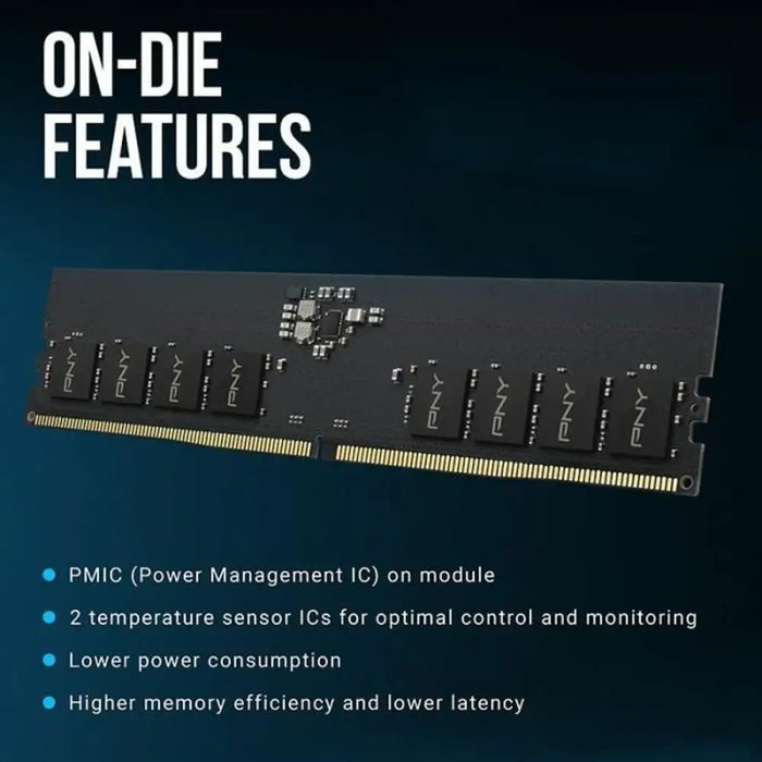 RAM Memory PNY 8 GB DDR5 SDRAM DDR5 4800 MHz CL40 - Компютър Мрежи и компоненти<<<Компютри| Електроника<<<BigBuy&&&RAM