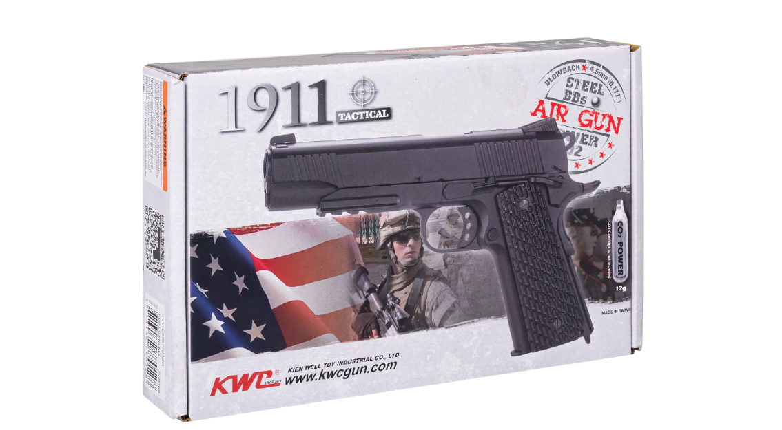 Air rifle Air rifle Ranger M1911 BB KWC Kal. 4,5 BBS Blow Back  17 Strz. Full Metal Co2