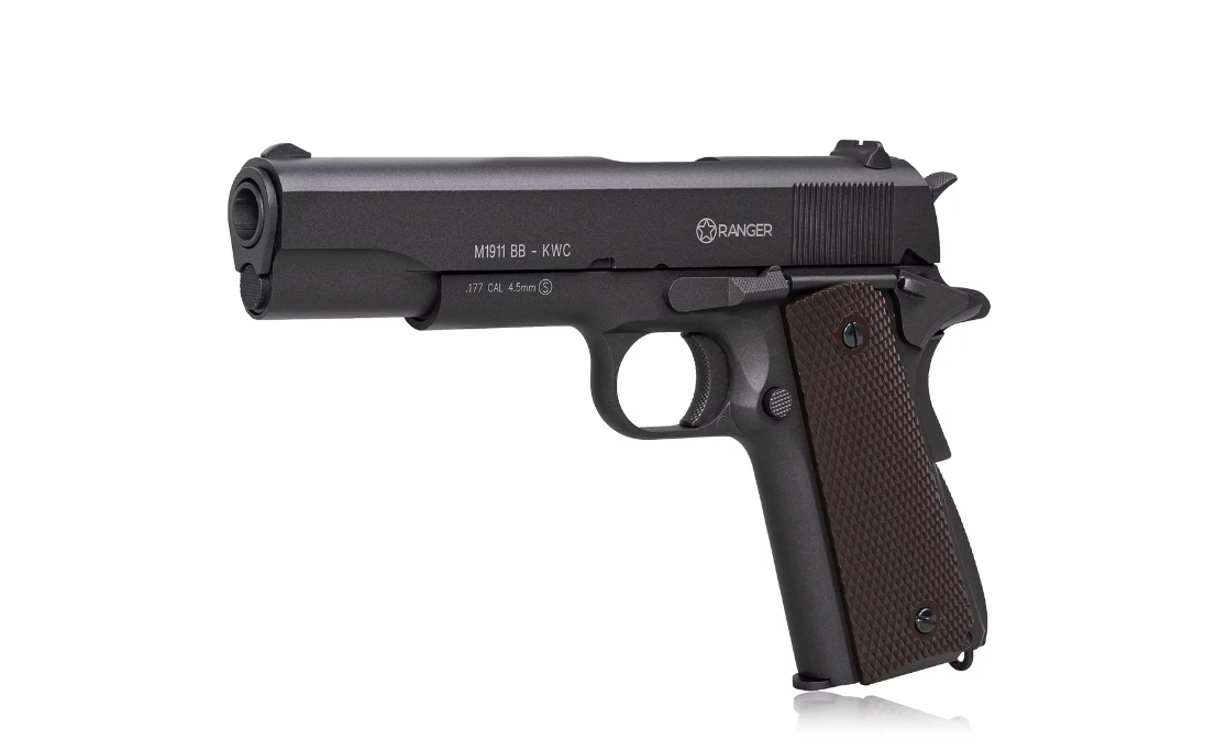 Air rifle Air rifle Ranger M1911 BB KWC Kal. 4,5 BBS Blow Back  17 Strz. Full Metal Co2
