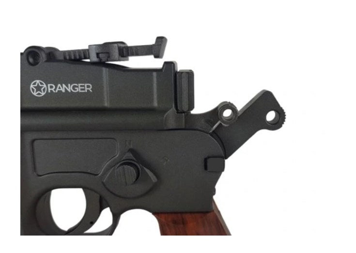 Air rifle pistol Ranger M712 BROOMHANDLE Full Auto Blowback K.4,5 BBS 19-shots KWC