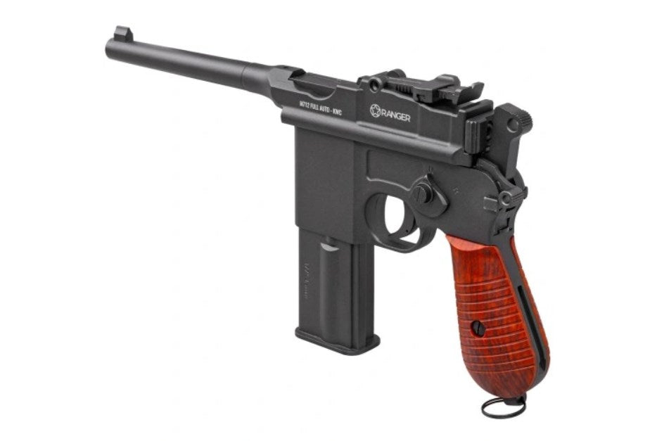 Air rifle pistol Ranger M712 BROOMHANDLE Full Auto Blowback K.4,5 BBS 19-shots KWC