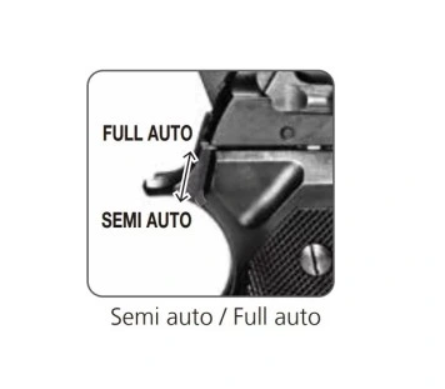 Air rifle pistol Ranger  M92  Full Auto Blowback Kal.4.5 BBS 18-shots KWC