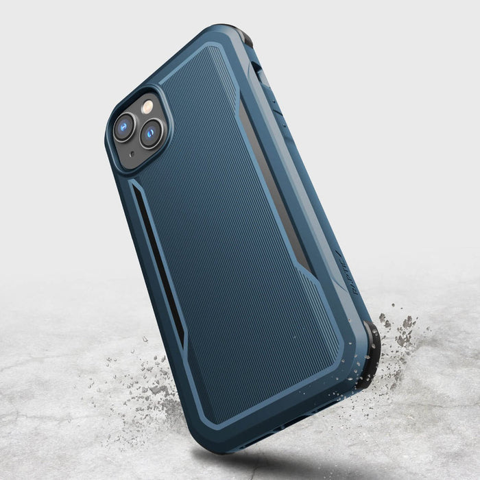 Raptic X-Doria Fort Case iPhone 14 with MagSafe armored blue cover - Cell phone cases and covers<<<HurtelXML