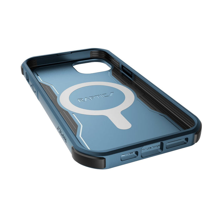 Raptic X-Doria Fort Case iPhone 14 with MagSafe armored blue cover - Cell phone cases and covers<<<HurtelXML