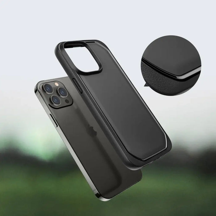Raptic X-Doria Slim Case iPhone 14 Pro back cover black - Cell phone cases and covers<<<HurtelXML