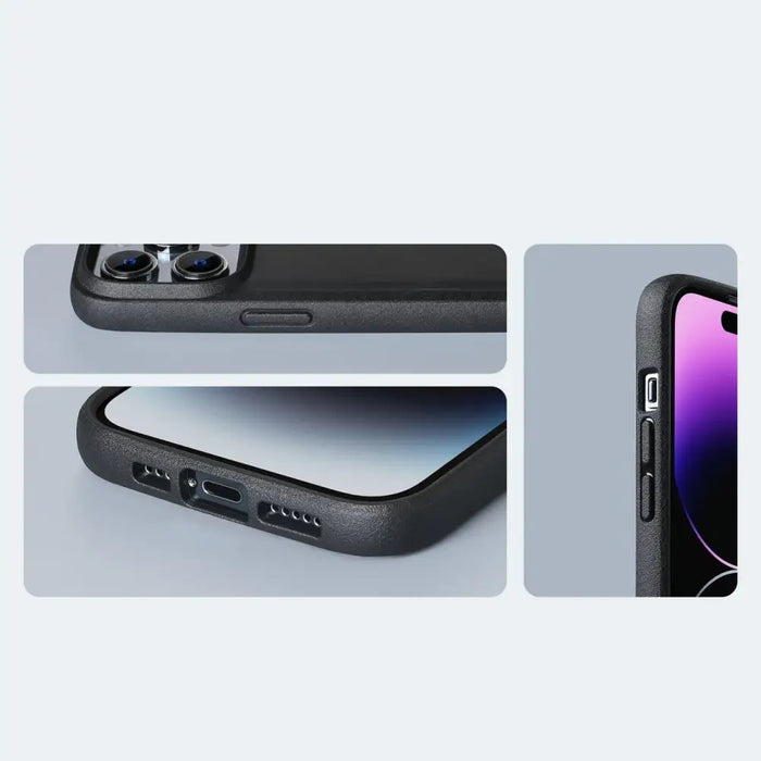 Raptic X-Doria Slim Case iPhone 14 Pro back cover black - Cell phone cases and covers<<<HurtelXML