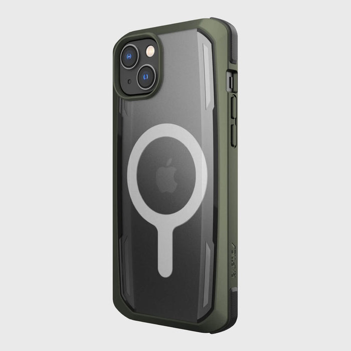 Raptic X-Doria Secure Case iPhone 14 with MagSafe armored cover green