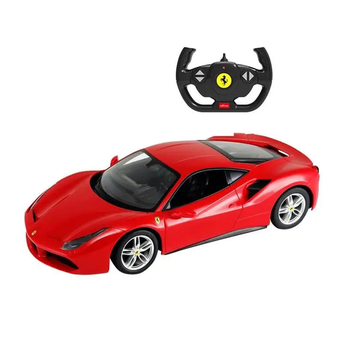 RASTAR 1:14 RC remote control car Ferrari 488 GTB (red) - Remote-controlled cars<<<Toys<<<InnproXML