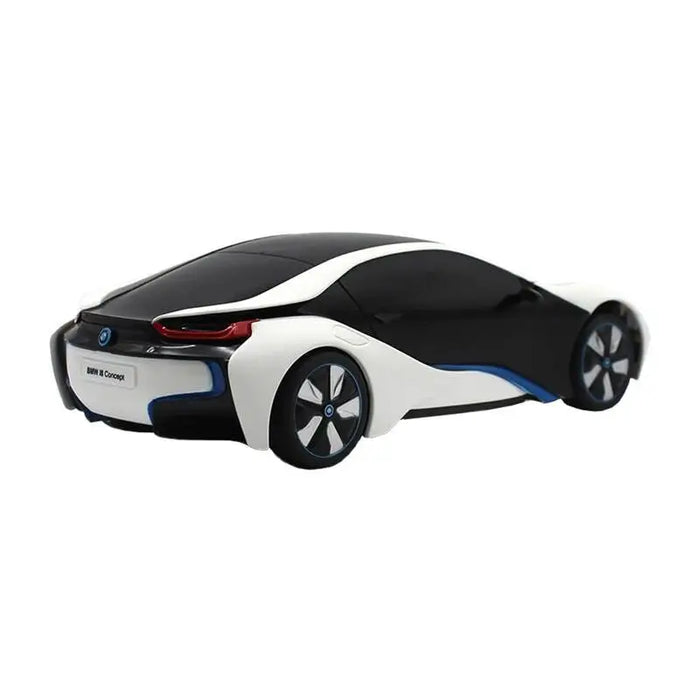 RASTAR R/C 1:24 BMW i8 remote controlled car- UV-sensitive (white and yellow) - Remote-controlled
