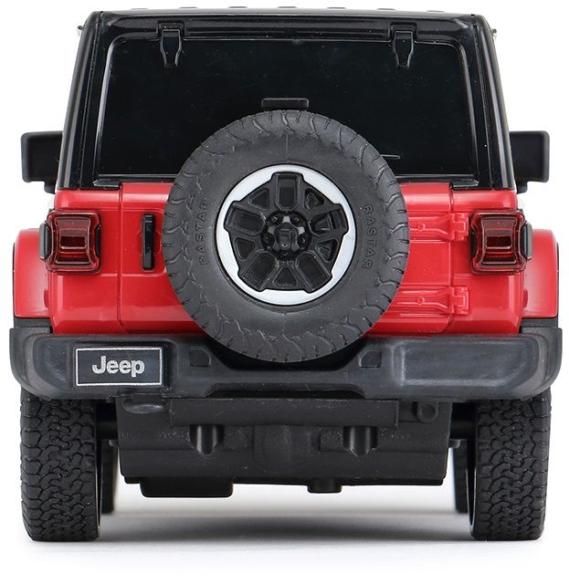 Кола с дистанционно управление Rastar - Jeep Wrangler Rubicon JL, 1:24, асортимент