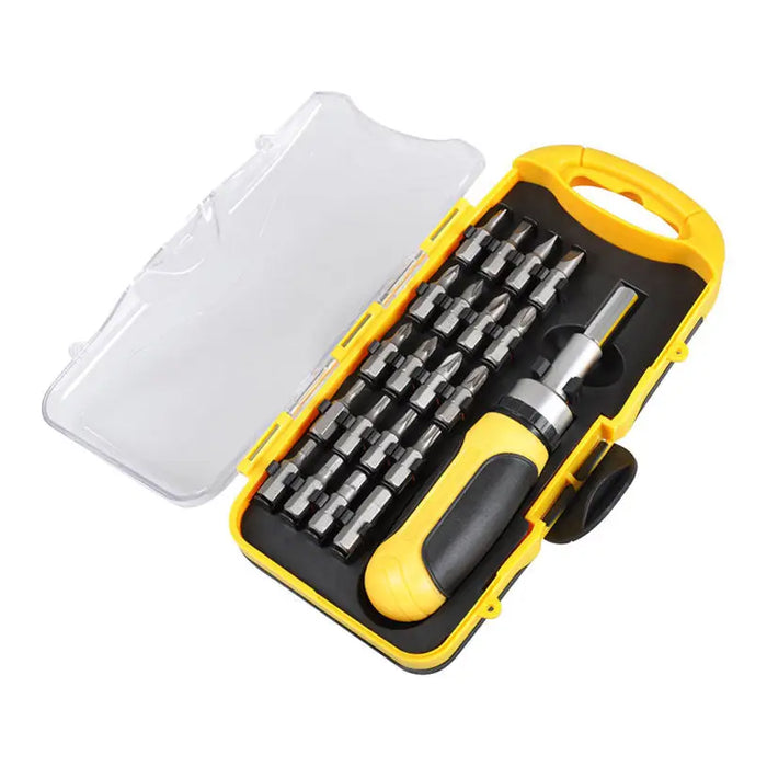 RATCHET SCREWDRIVER WITH TIP 20 PCS. FIELDMANN - Комплекти отвертки<<<Ръчни инструменти<<<Инструменти и