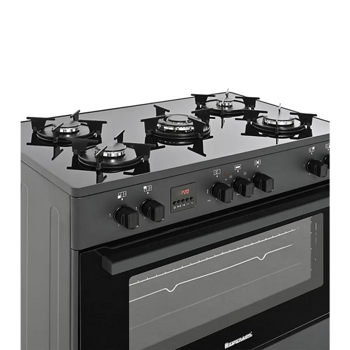 Ravanson KWGE-K90 black gas/electric cooker - Free-standing kitchensAGD-KWS<<<Home Appliance - ProductsAGD<<<ActionPL