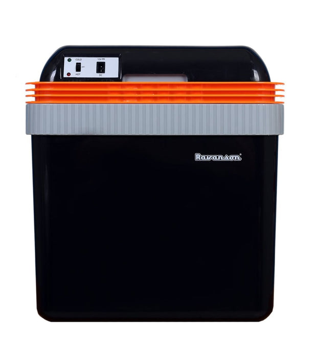 Travel refrigerator Ravanson CS-24S (398 x 430 x 298 mm; 24l; black )