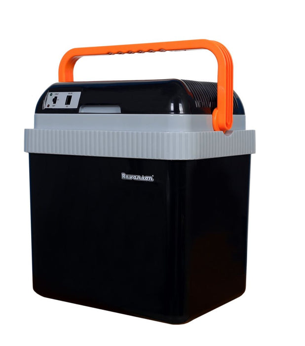 Travel refrigerator Ravanson CS-24S (398 x 430 x 298 mm; 24l; black )
