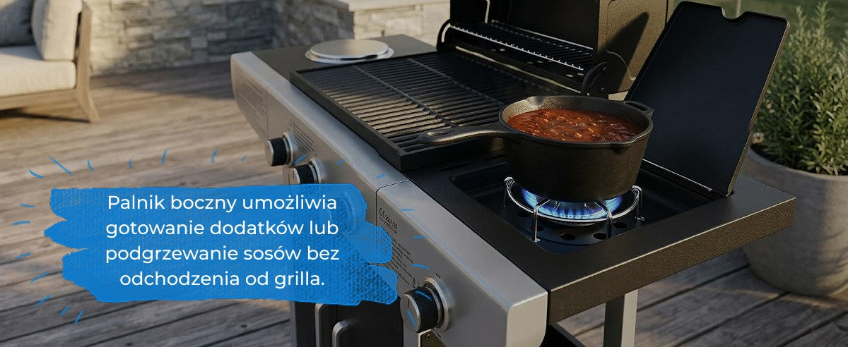 Ravanson GO-3 3-Burner Gas Grill 10,6 kW
