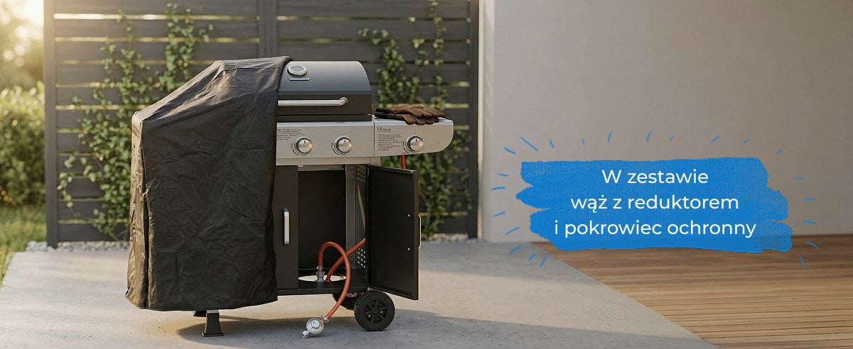 Ravanson GO-3 3-Burner Gas Grill 10,6 kW