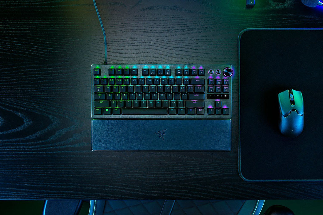 Механична клавиатура Razer - Huntsman V3 Pro Tenkeyless, Optical, RBG, черна