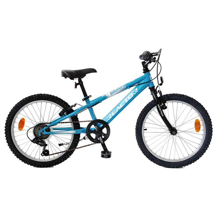REACTOR BIKE "BRAVO TEAM 20"" TURQUOISE" 6 SPEEDS, STEEL FRAME