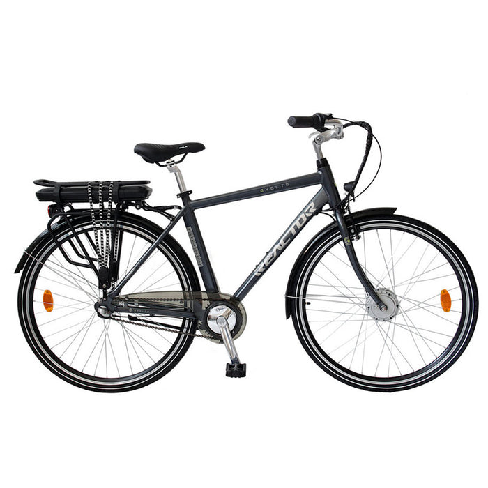 ELECTRIC BICYCLE REACTOR E-VOLTE MAN 28" 250 W, UP TO 25 KM/H, MILEAGE UP TO 65 KM, 28.00 "