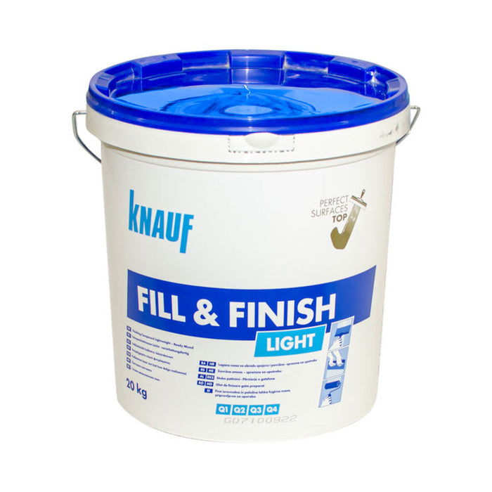 READY-MADE PUTTY MIXTURE KNAUF FILL AND FINISH LIGHT - Гипс и шпакловки<<<Сухи строителни смеси<<<Строителни