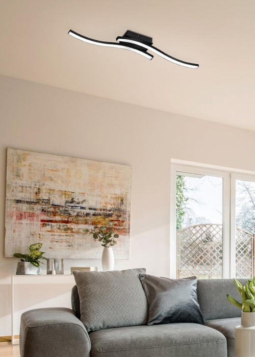 LED CEILING ROUTE 2X5W BLACK