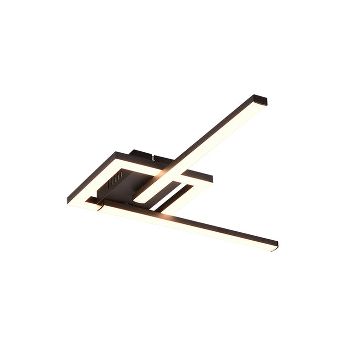 LED CEILING LAMP 17W 1860LM 3000K BLACK REALITY VIALE