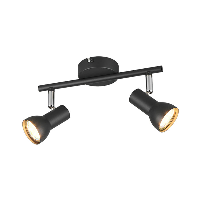 SPOT 2XGU10 BLACK REALITY CANTAR