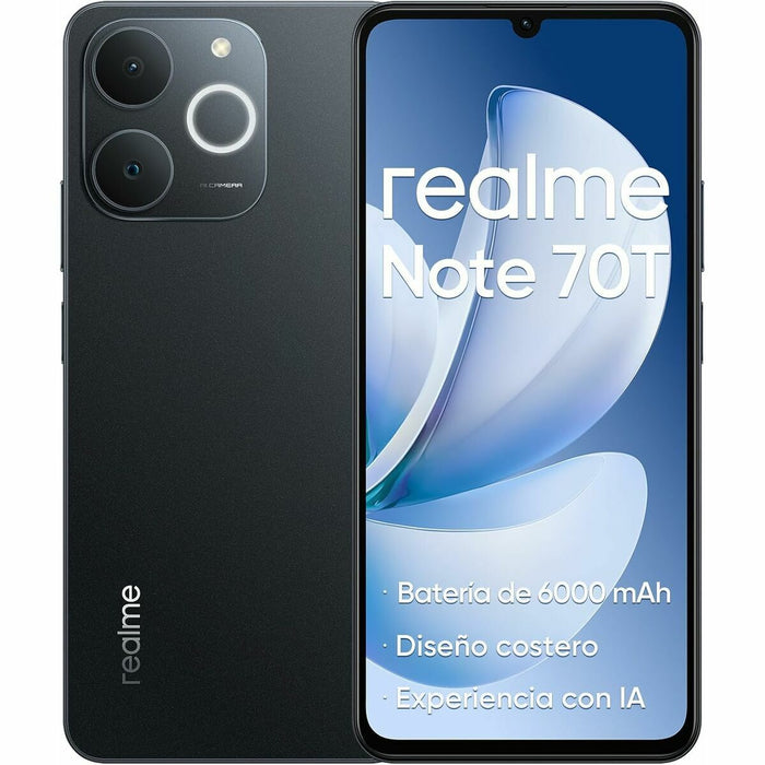 Smartphone Realme NOTE 70T 4 GB RAM 128 GB 6,74" Unisoc Black