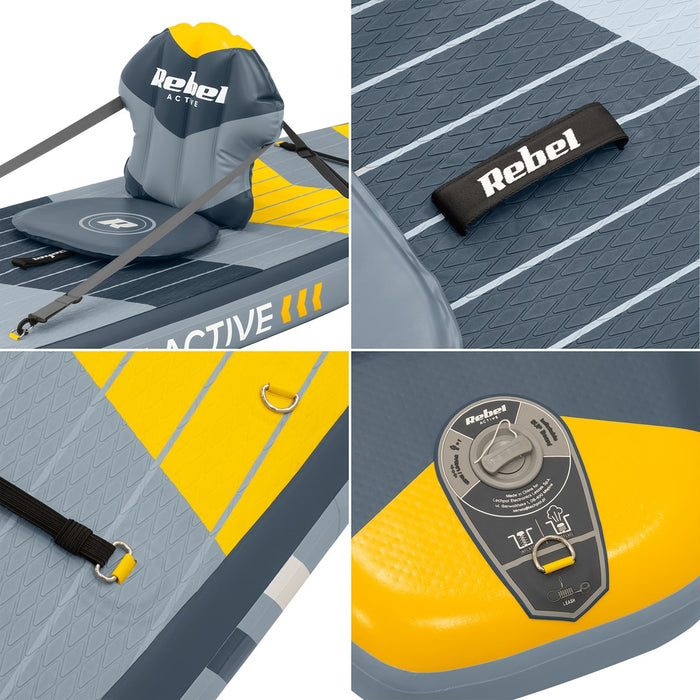 SUP BOARD 381 CM REBEL ACTIVE PRO TOURING SET RBA-4512