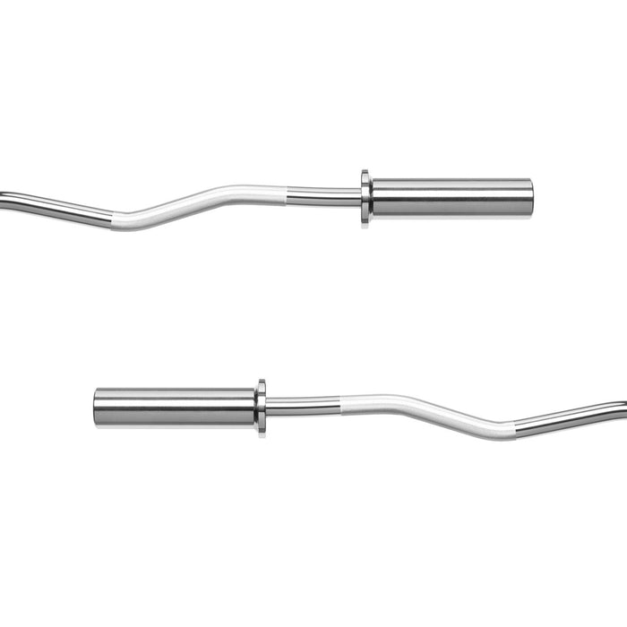 REBEL ACTIVE Olympic curl bar 50mm, Olympic barbell 120cm 6kg