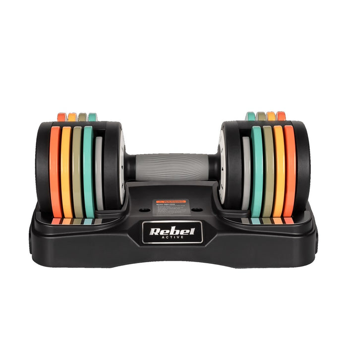 REBEL ACTIVE AUTOMATIC CAST IRON DUMBBELLS 2X10KG RBA2335