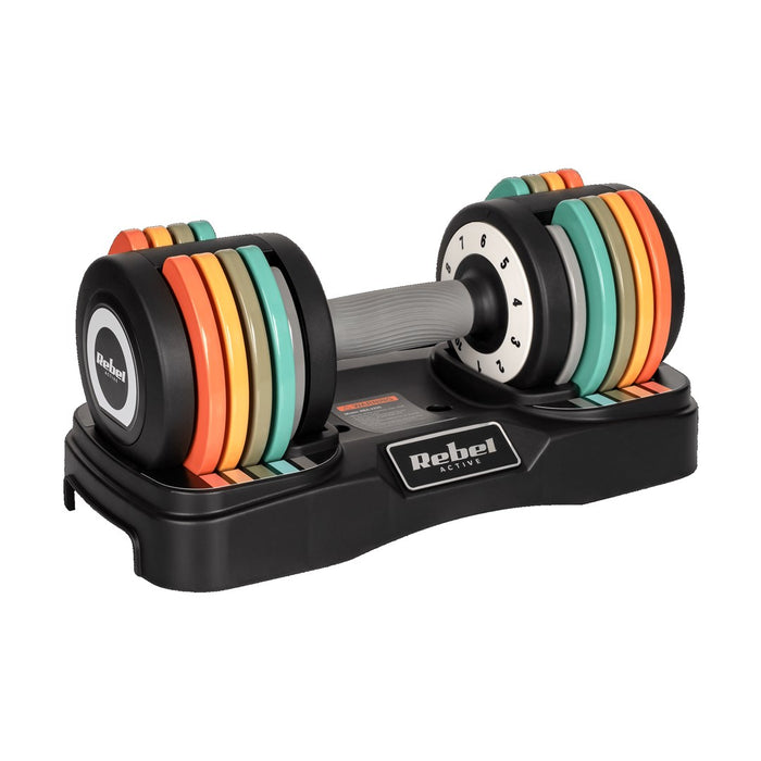 REBEL ACTIVE AUTOMATIC CAST IRON DUMBBELLS 2X10KG RBA2335