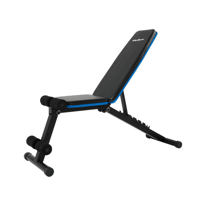 REBEL ACTIVE Reinforced incline training bench with leg lock