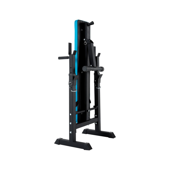 REBEL ACTIVE Adjustable straight training bench with stands