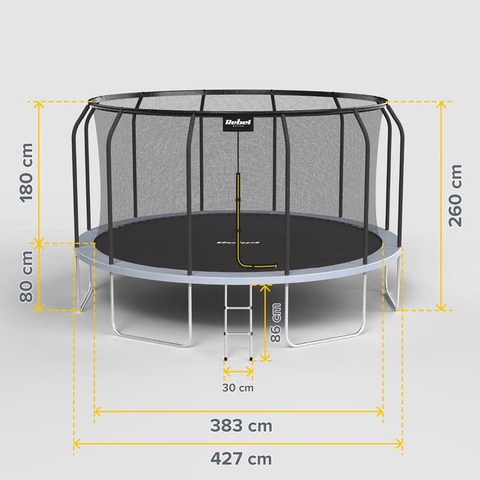REBEL ACTIVE TRAMPOLINE PRO 14FT/427CM