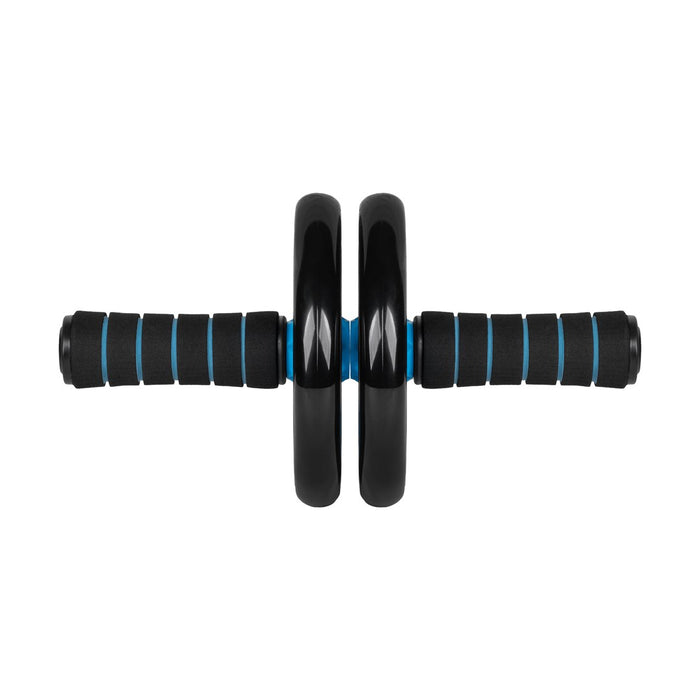 REBEL ACTIVE Double wheel, roller for abdominal exercises AB Wheel