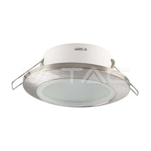 RECESSED MOON NICKEL IP44 V-TAC - Луни<<<Вътрешно осветление<<<Осветление<<<Praktiker&&&Луни<<<Вътрешно