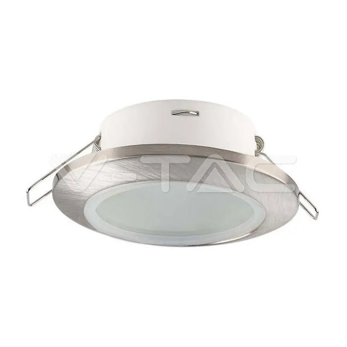 RECESSED MOON NICKEL IP44 V-TAC - Луни<<<Вътрешно осветление<<<Осветление<<<Praktiker&&&Луни<<<Вътрешно