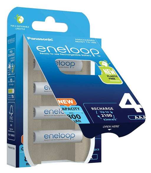 Rechargeable batteries PANASONIC ENELOOP AAA 800 mAh 4 szt (BK-4MCDE/4CP) - Rechargeable batteriesBAL-AKM<<<batteries