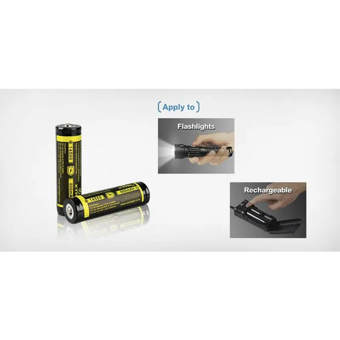 Rechargeable battery LiIon AA R6 3.7V 800mAh XTAR - Батерии<<<Батерии и зарядни у-ва<<<ValiAPI&&&Rechargeable