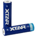 Rechargeable battery XTAR for flashlights 18650 with protection 2600mAh Li-ion - Батерии<<<Батерии и зарядни