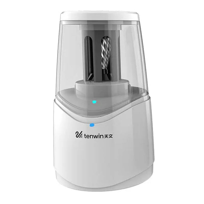 Rechargeable Helical Blade Pencil Sharpener Tenwin 8010-2 micro USB (white) - Sharpeners<<<School supplies<<<Mom