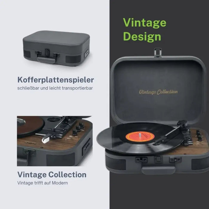 Record Player Muse MT207DGB - Електроника Звук<<<Компютри| Електроника<<<BigBuy&&&Грамофон<<<Електроника