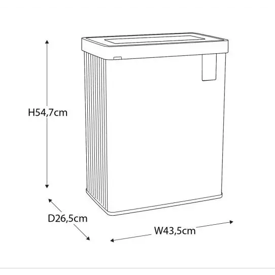 Recycling bin 54 L 261013 KETER - BinsSPD-KIW<<<Cleaning and home careSPD<<<ActionPL
